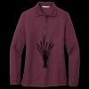 Women's Silk Touch Long Sleeve Polo Miniatura