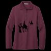 Women's Silk Touch Long Sleeve Polo Miniatura