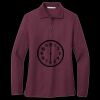 Women's Silk Touch Long Sleeve Polo Miniatura