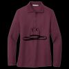 Women's Silk Touch Long Sleeve Polo Miniatura
