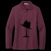 Women's Silk Touch Long Sleeve Polo Miniatura