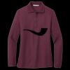 Women's Silk Touch Long Sleeve Polo Miniatura