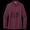 Women's Silk Touch Long Sleeve Polo Miniatura