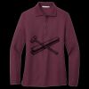 Women's Silk Touch Long Sleeve Polo Thumbnail
