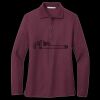 Women's Silk Touch Long Sleeve Polo Miniatura