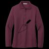 Women's Silk Touch Long Sleeve Polo Thumbnail
