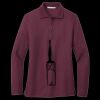 Women's Silk Touch Long Sleeve Polo Miniatura