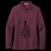 Women's Silk Touch Long Sleeve Polo Miniatura