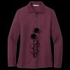 Women's Silk Touch Long Sleeve Polo Miniatura