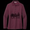 Women's Silk Touch Long Sleeve Polo Miniatura