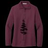 Women's Silk Touch Long Sleeve Polo Miniatura