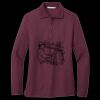 Women's Silk Touch Long Sleeve Polo Miniatura