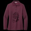 Women's Silk Touch Long Sleeve Polo Miniatura