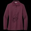 Women's Silk Touch Long Sleeve Polo Miniatura