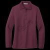 Women's Silk Touch Long Sleeve Polo Thumbnail