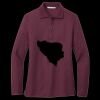 Women's Silk Touch Long Sleeve Polo Thumbnail