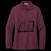 Women's Silk Touch Long Sleeve Polo Miniatura