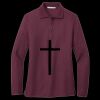 Women's Silk Touch Long Sleeve Polo Miniatura