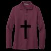 Women's Silk Touch Long Sleeve Polo Miniatura