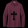 Women's Silk Touch Long Sleeve Polo Miniatura