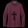 Women's Silk Touch Long Sleeve Polo Miniatura