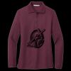Women's Silk Touch Long Sleeve Polo Miniatura