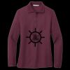 Women's Silk Touch Long Sleeve Polo Miniatura