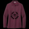 Women's Silk Touch Long Sleeve Polo Miniatura