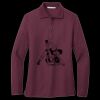 Women's Silk Touch Long Sleeve Polo Miniatura