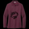 Women's Silk Touch Long Sleeve Polo Miniatura