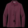 Women's Silk Touch Long Sleeve Polo Miniatura