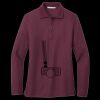 Women's Silk Touch Long Sleeve Polo Thumbnail