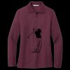 Women's Silk Touch Long Sleeve Polo Thumbnail