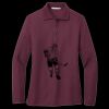 Women's Silk Touch Long Sleeve Polo Miniatura