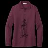 Women's Silk Touch Long Sleeve Polo Thumbnail