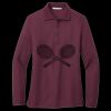 Women's Silk Touch Long Sleeve Polo Thumbnail