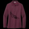 Women's Silk Touch Long Sleeve Polo Miniatura