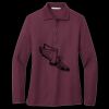 Women's Silk Touch Long Sleeve Polo Miniatura