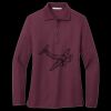 Women's Silk Touch Long Sleeve Polo Miniatura