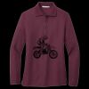 Women's Silk Touch Long Sleeve Polo Miniatura