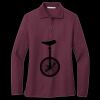 Women's Silk Touch Long Sleeve Polo Miniatura