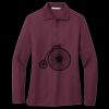 Women's Silk Touch Long Sleeve Polo Miniatura