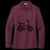 Women's Silk Touch Long Sleeve Polo Miniatura