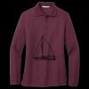 Women's Silk Touch Long Sleeve Polo Thumbnail