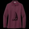 Women's Silk Touch Long Sleeve Polo Thumbnail
