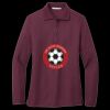 Women's Silk Touch Long Sleeve Polo Miniatura