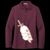 Women's Silk Touch Long Sleeve Polo Thumbnail
