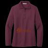 Women's Silk Touch Long Sleeve Polo Miniatura