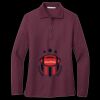 Women's Silk Touch Long Sleeve Polo Miniatura