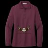 Women's Silk Touch Long Sleeve Polo Miniatura
